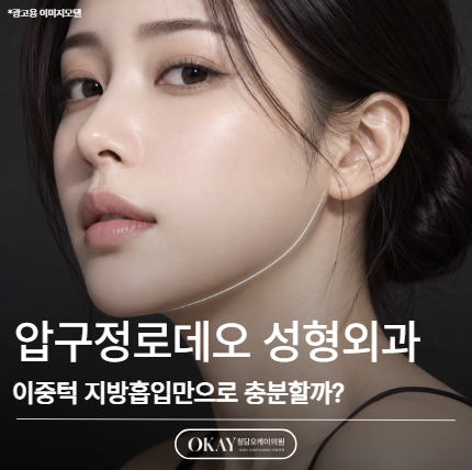 압구정로데오 성형외과, 이중턱 지방흡입만으로 충분할까? 관련 이미지 1