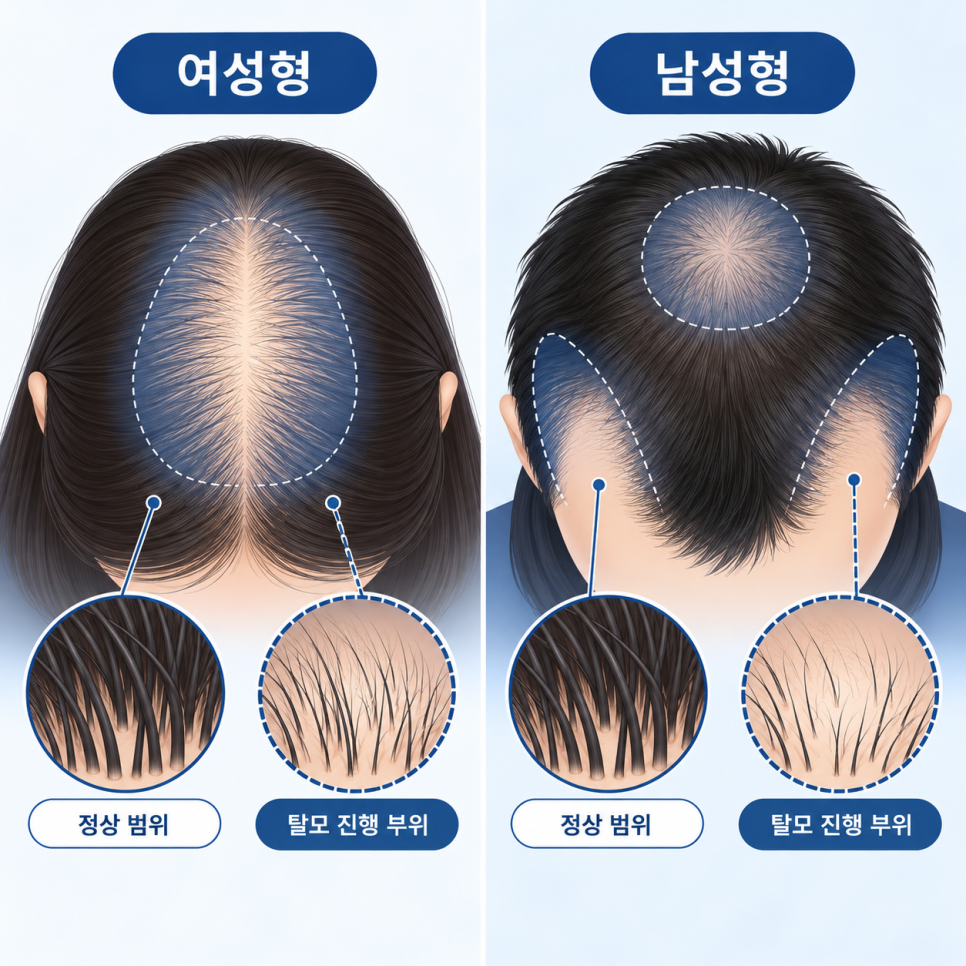 여성탈모&middot;남성탈모, 원인부터 치료 방법까지 어떻게 다를까? 관련 이미지 6