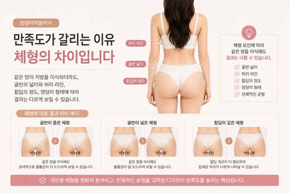 엉덩이지방이식 후 만족도가 갈리는 결정적 차이 관련 이미지 5
