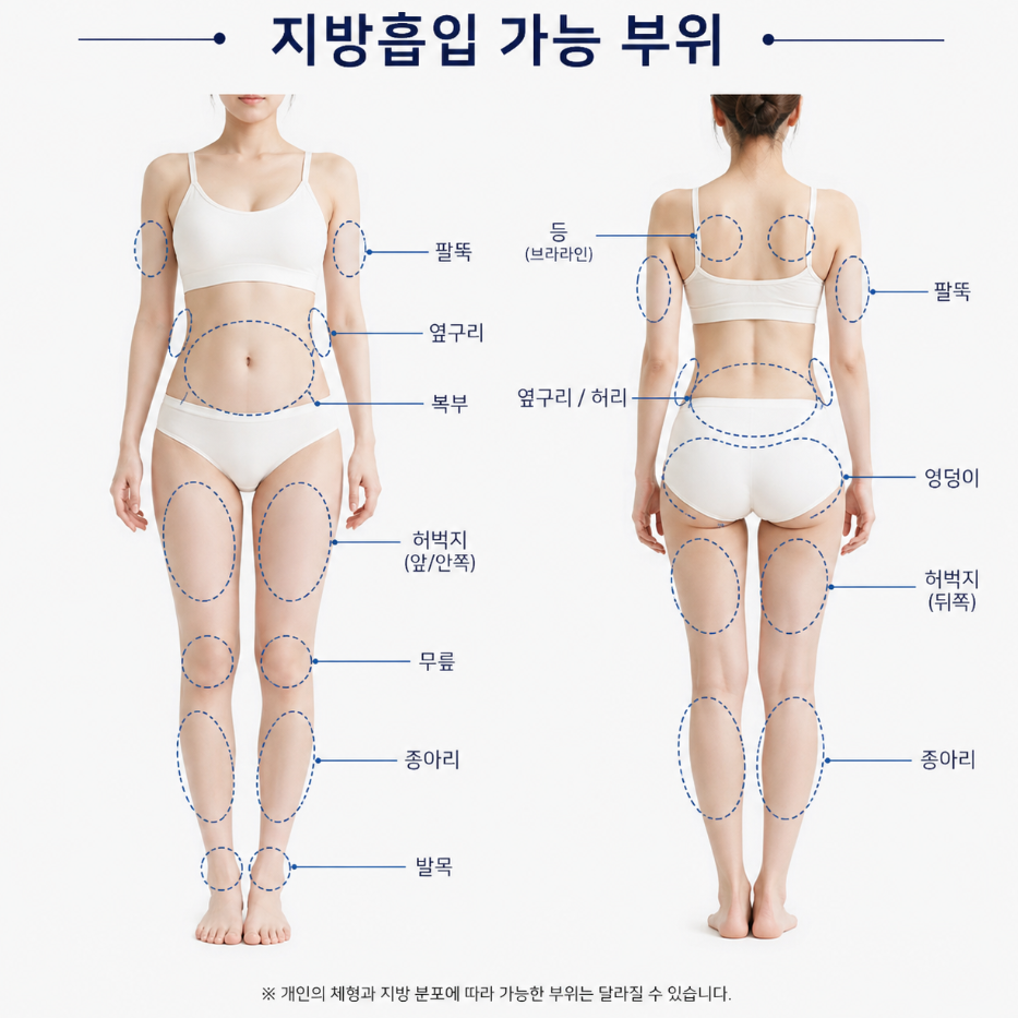 전신지방흡입, 한 번에 여러 부위 진행해도 괜찮을까요? 관련 이미지 3