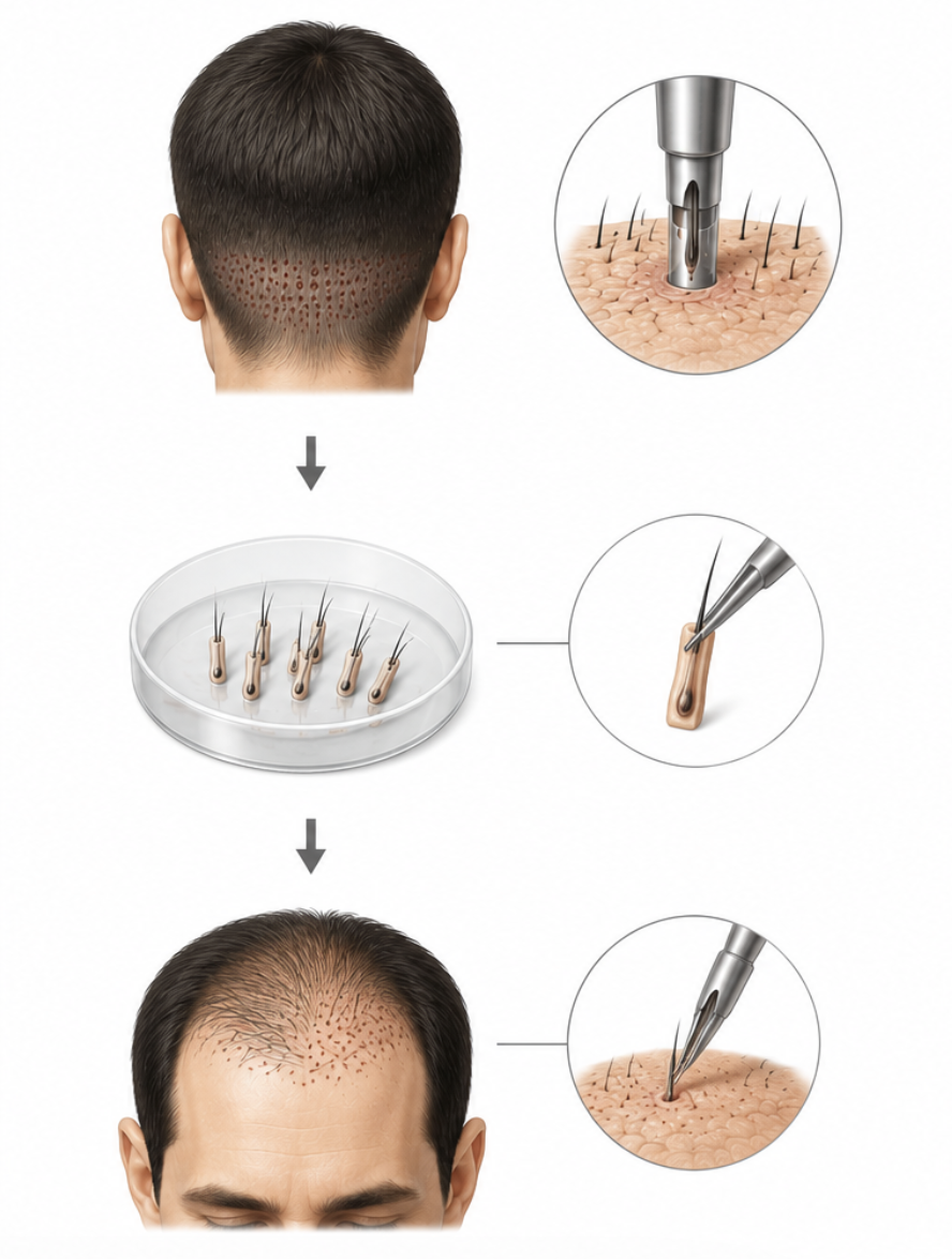 Incision vs. Non-Incision Hair Transplantation: A Complete Guide to the Differences and Selection Criteria image 6