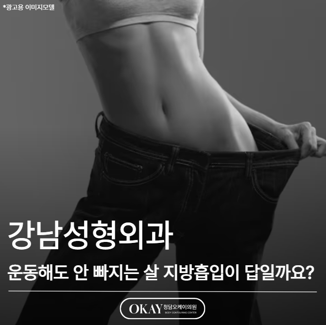 강남성형외과, 운동해도 안 빠지는 살 지방흡입이 답일까요? 관련 이미지 1