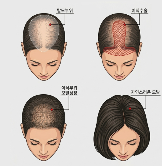 M자모발이식, 심은 머리가 다시 빠질 수도 있을까? 관련 이미지 5