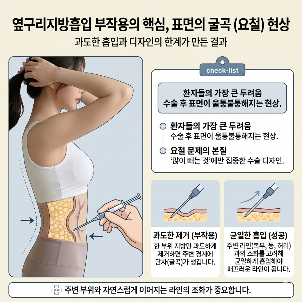 Side Waist Liposuction: Who Develops Side Effects (Bruising·Swelling·Unevenness) and Who Doesn't image 5