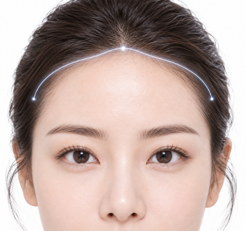 여자헤어라인모발이식, 얼굴이 작아 보이는 헤어라인의 기준은? 관련 이미지 5
