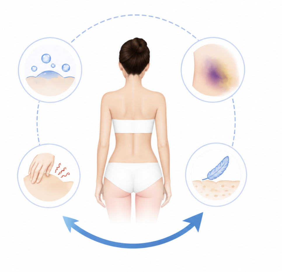 Waist-to-Hip Contouring Liposuction Side Effects: What Changes May Occur During Recovery? image 3