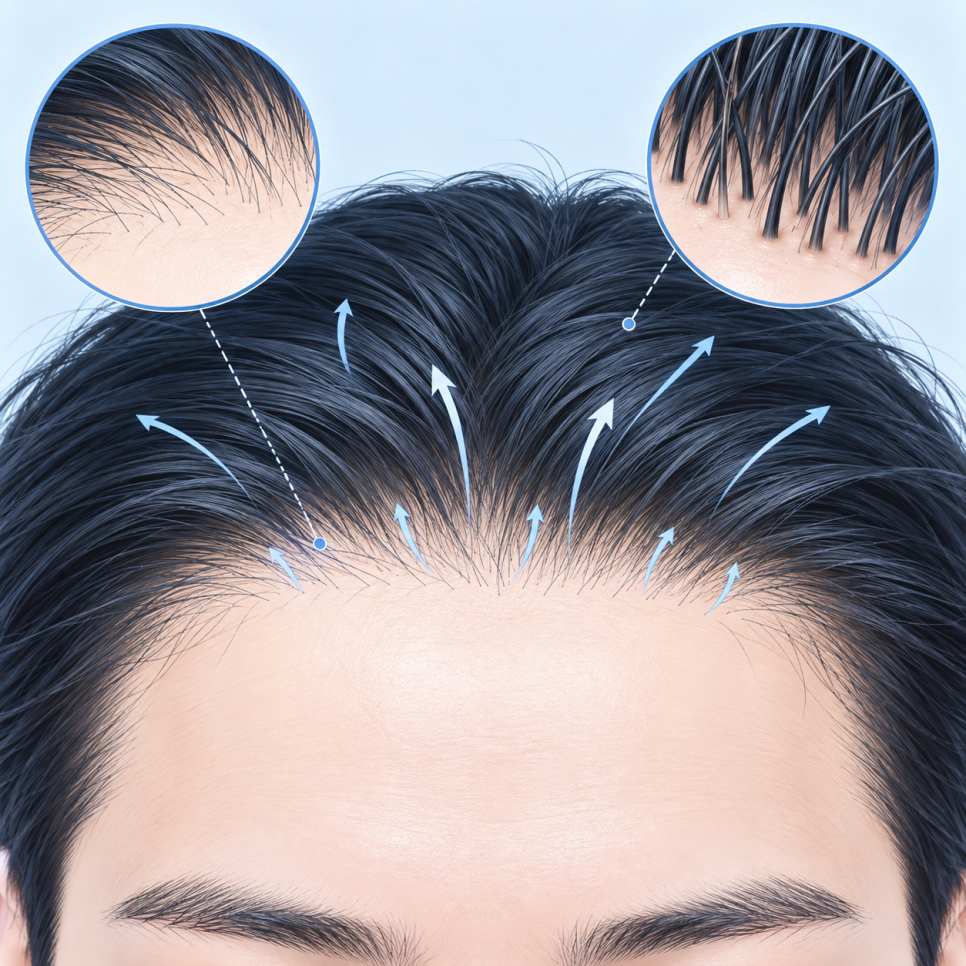 헤어라인교정, 정면과 측면을 함께 보는 디자인 포인트 관련 이미지 8