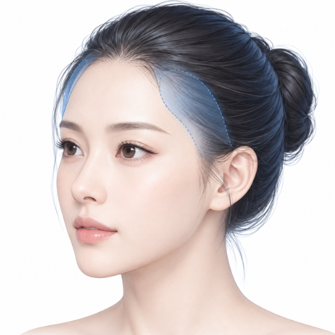 여자헤어라인모발이식, 얼굴이 작아 보이는 헤어라인의 기준은? 관련 이미지 3