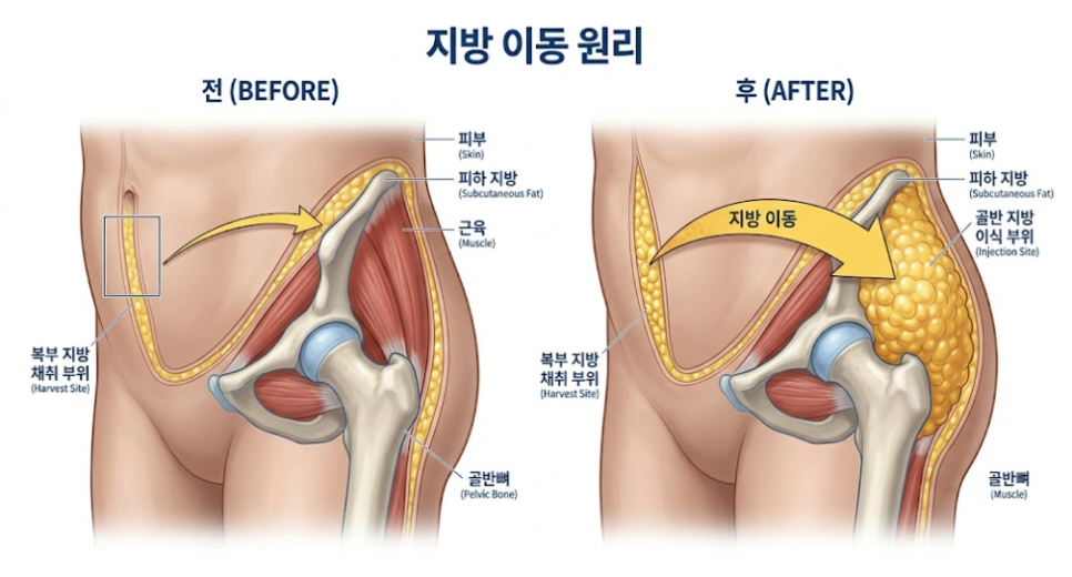 골반지방이식 후기, 만족한 사람들은 무엇이 달랐을까요? 관련 이미지 4
