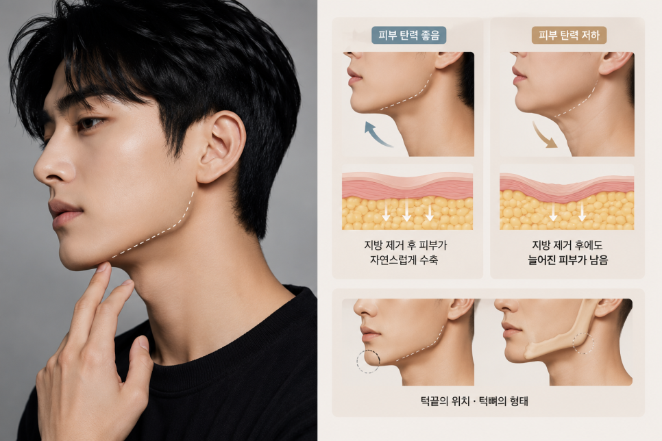 남자 턱 지방흡입, 턱 밑으로 내려오는 이중턱이 고민이라면 관련 이미지 8