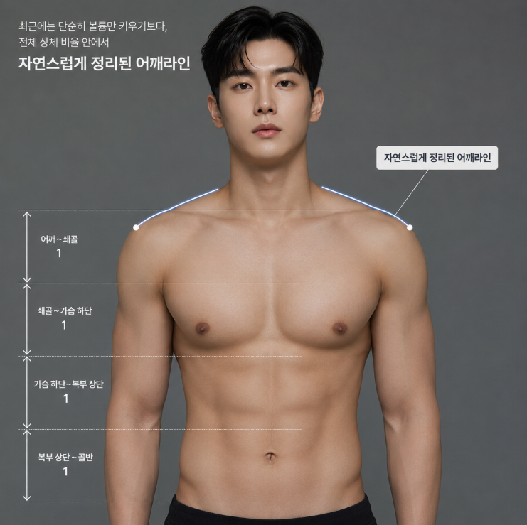 Men’s Shoulder Filler: Explaining Trapezius and Shoulder Line Changes and How Long They Last image 2