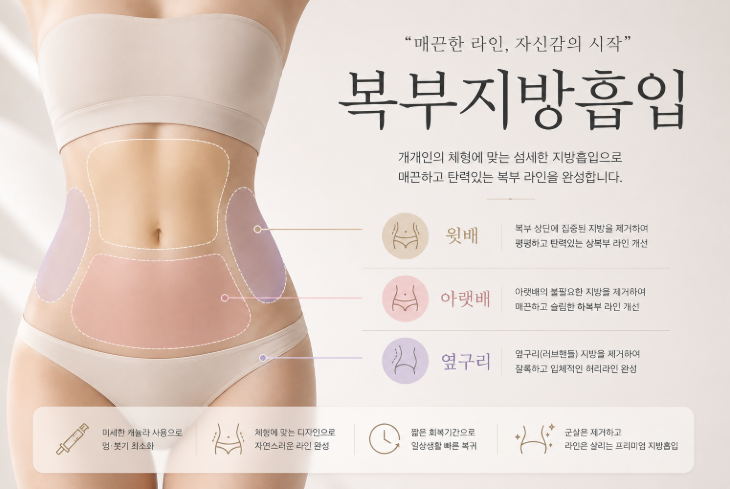 복부지방흡입가격과 효과 비례할까? 허리라인·복부라인 디자인 차이 관련 이미지 2