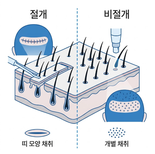 절개 비절개모발이식, 헤어라인과 정수리도 선택이 다를까요? 관련 이미지 10