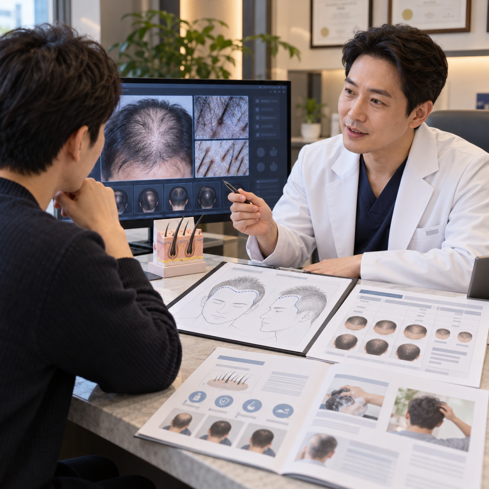 강남 모발이식, 자연스러운 결과를 만드는 잘하는 곳의 차이 관련 이미지 7