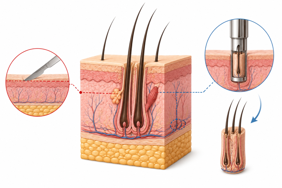 Incision vs. Non-Incision Hair Transplantation: A Complete Guide to the Differences and Selection Criteria image 7