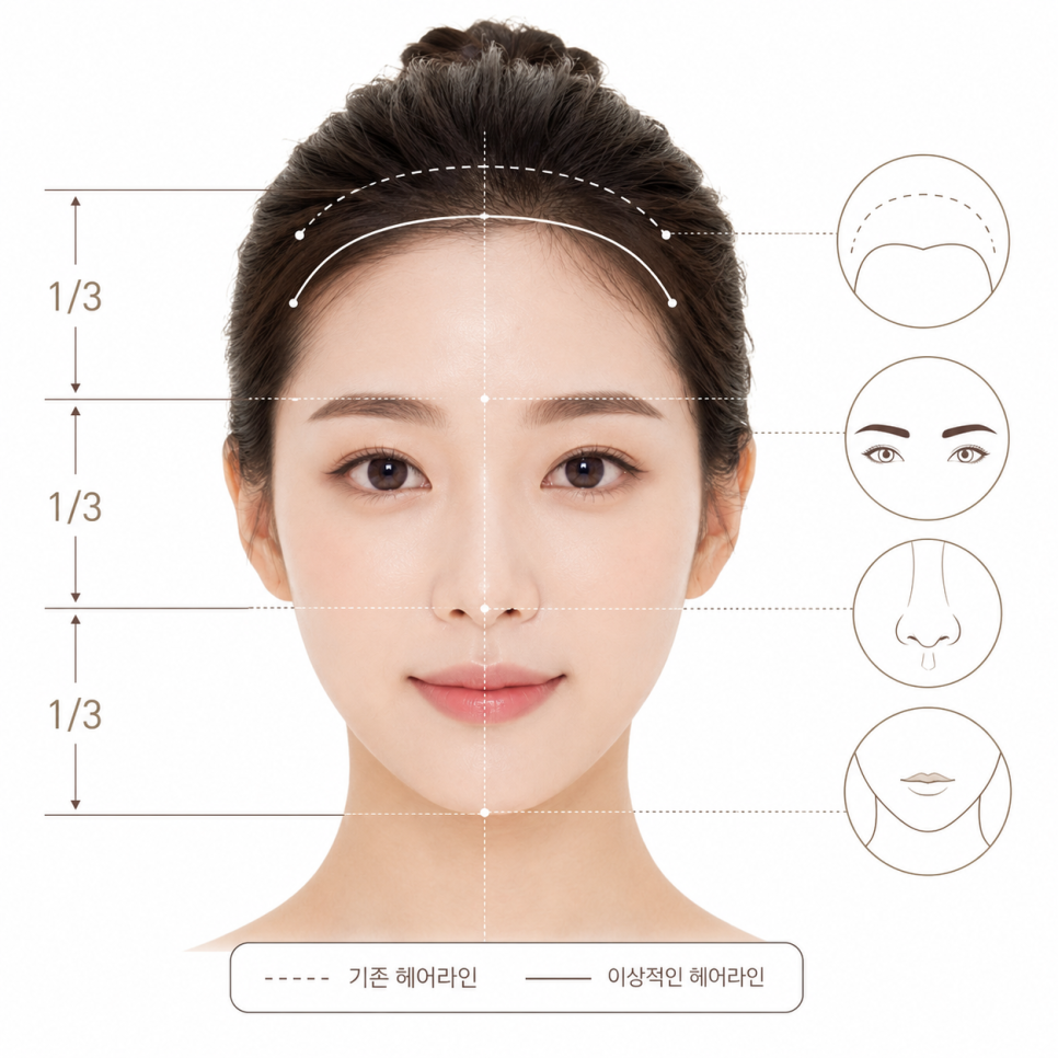헤어라인모발이식 후 자연스러움을 결정하는 3가지 기준 관련 이미지 3