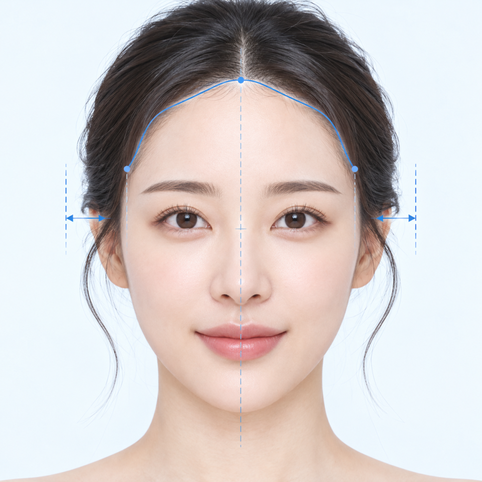 헤어라인교정, 정면과 측면을 함께 보는 디자인 포인트 관련 이미지 4