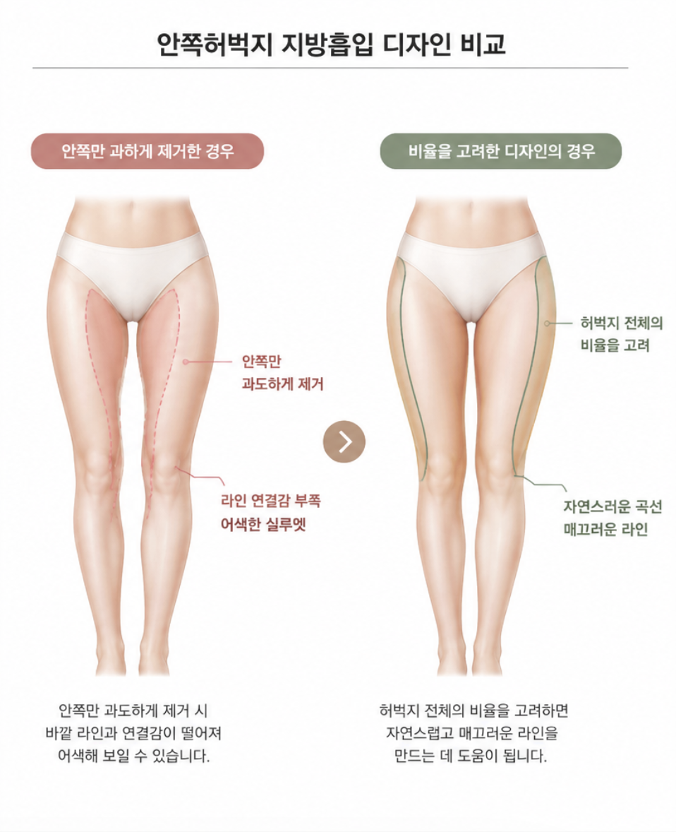 안쪽허벅지지방흡입, 안쪽만 빼면 오히려 아쉬울 수 있는 이유 관련 이미지 4