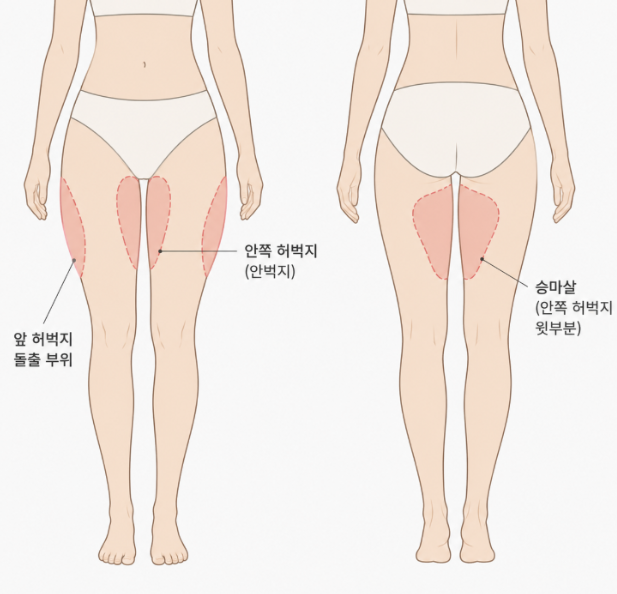 허벅지지방흡입, 다리가 두꺼워 보이는 이유가 지방 때문일까? 관련 이미지 7