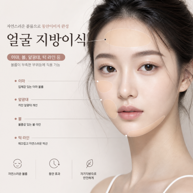 서울지방이식잘하는곳, 자연스러운 얼굴 라인을 만드는 차이 관련 이미지 2