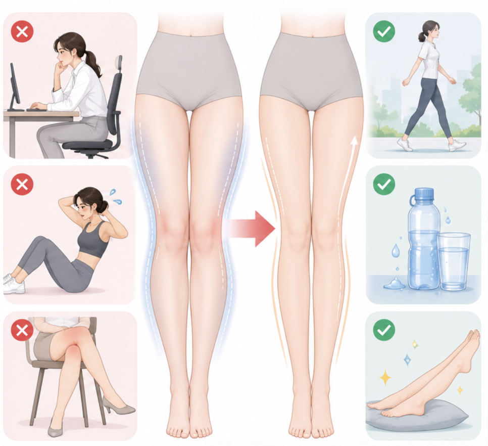 허벅지지방흡입후관리, 붓기와 통증을 줄이기 위해 중요한 것은? 관련 이미지 9