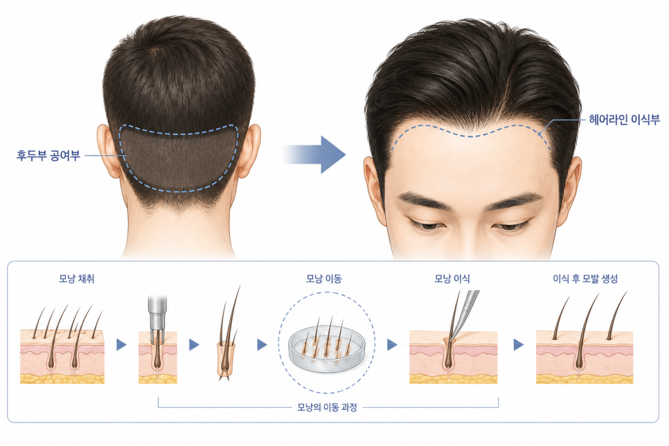 헤어라인모발이식, 실패를 줄이기 위해 꼭 확인해야 할 5가지 관련 이미지 4