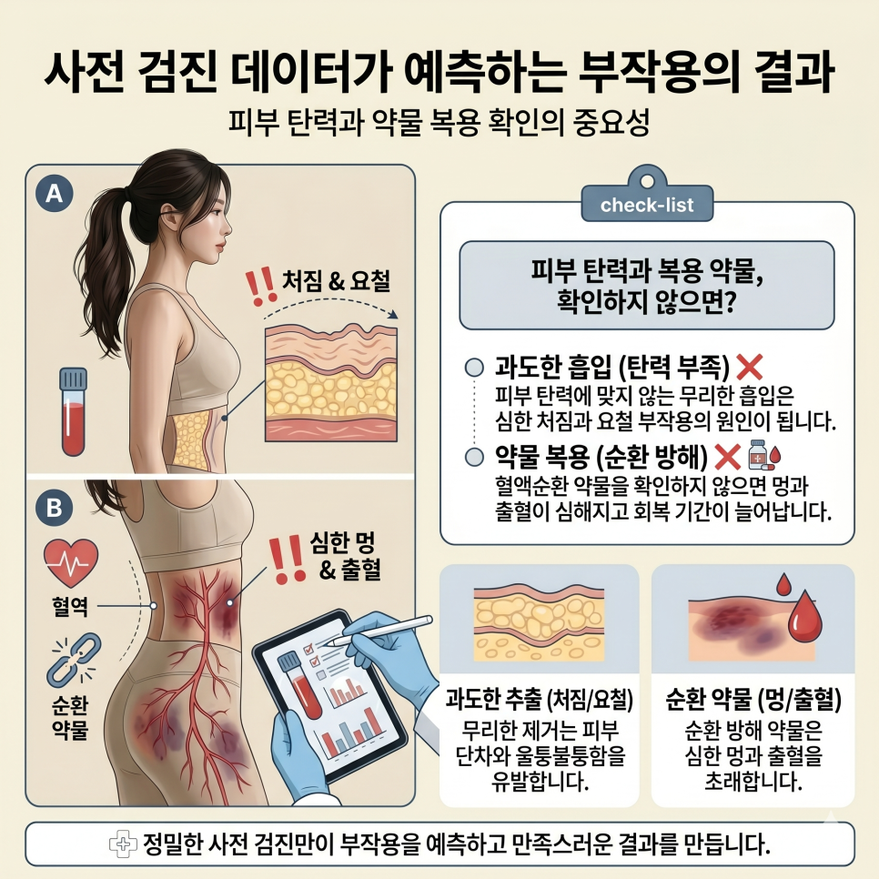 Side Waist Liposuction: Who Develops Side Effects (Bruising·Swelling·Unevenness) and Who Doesn't image 8