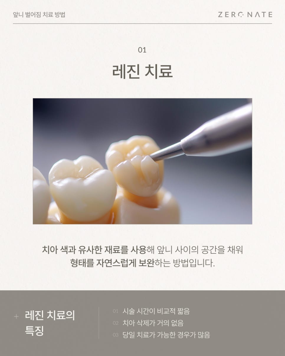 앞니벌어짐 원인부터 치료 방법 총정리 (레진, 라미네이트, 교정) 관련 이미지 6