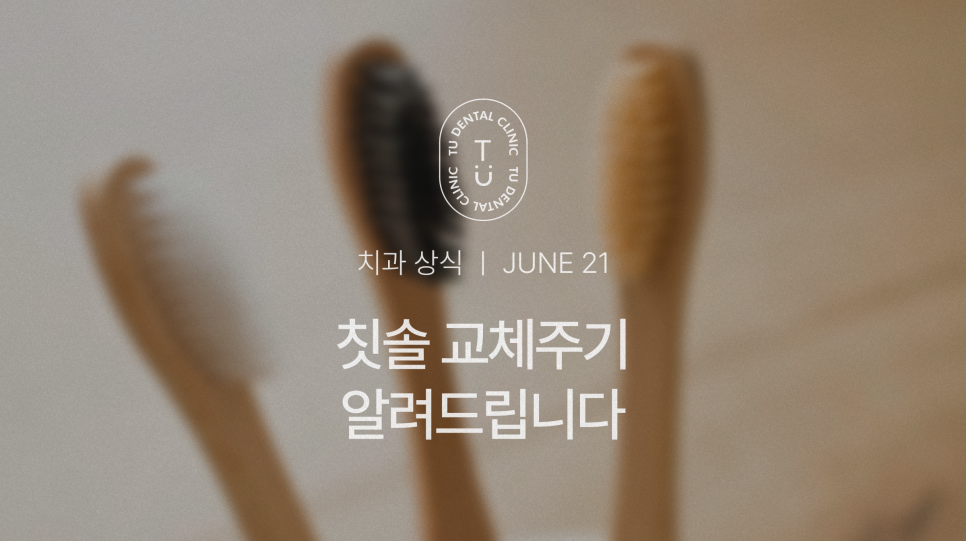 칫솔 교체주기 알려드립니다, 티유치과[TU치과] 관련 이미지 1