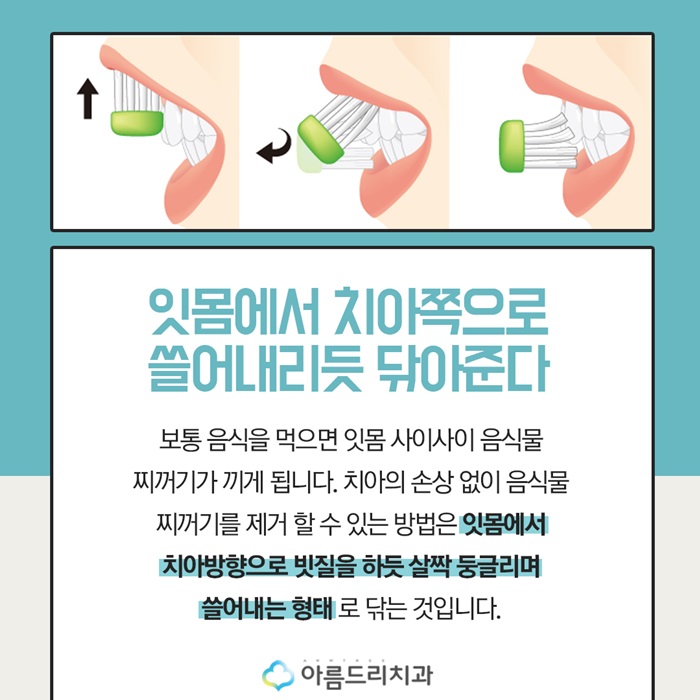 올바른 양치질 방법 이닦는법 관련 이미지 4