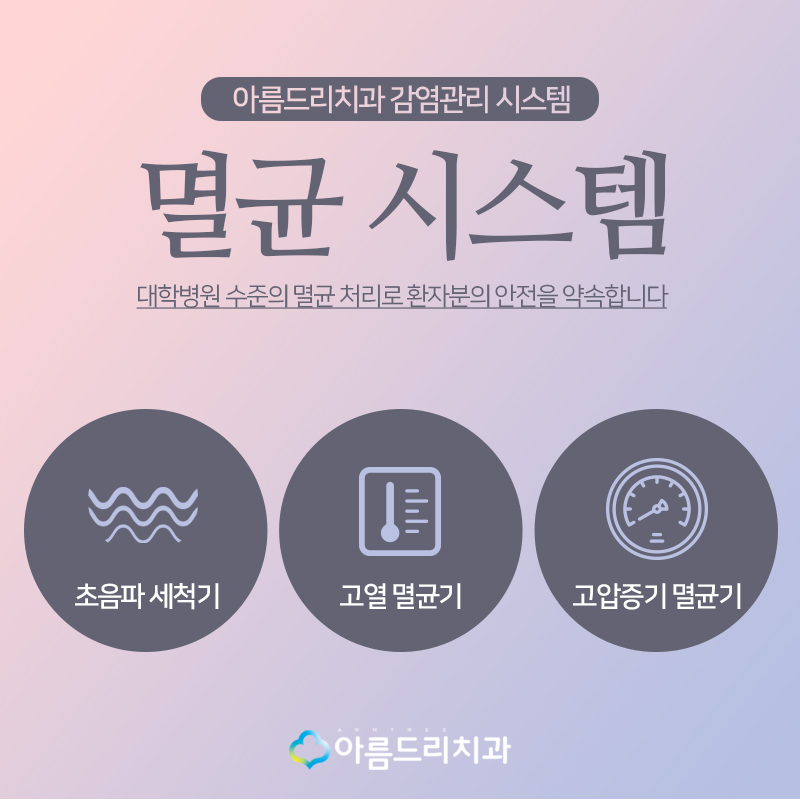 치과감염관리 아름드리치과의 예방시스템 관련 이미지 3