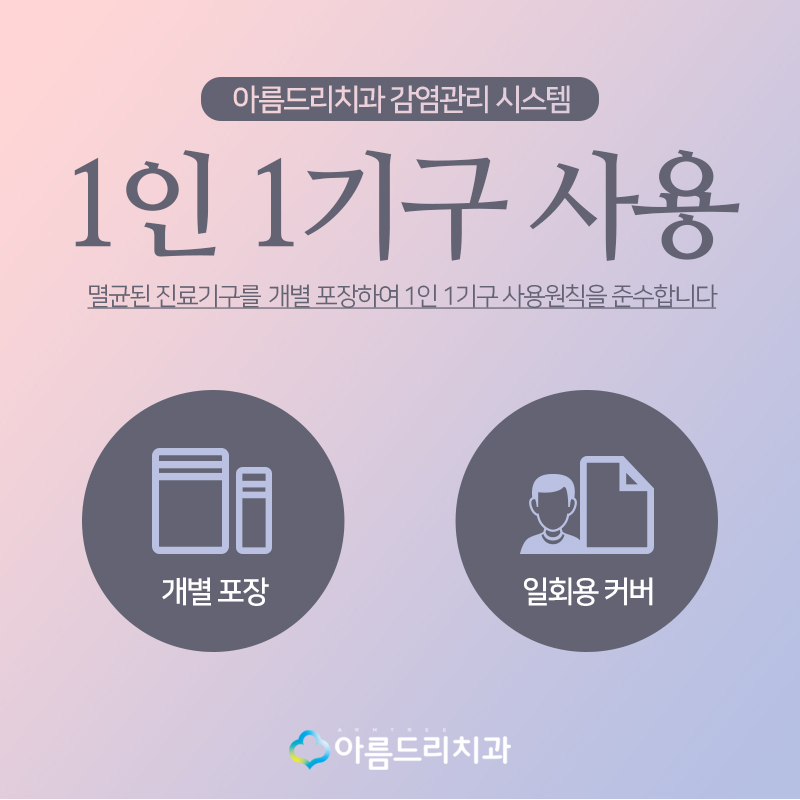 치과감염관리 아름드리치과의 예방시스템 관련 이미지 5