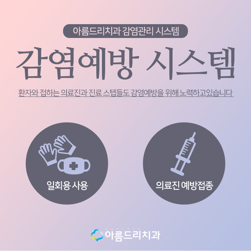 치과감염관리 아름드리치과의 예방시스템 관련 이미지 6