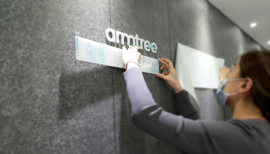 아름드리 치과 셀프 인테리어-데스크 로고 만들기(입체 간판, 스카시 간판, 고무 스카시, 아크릴 스카시) 관련 이미지 9