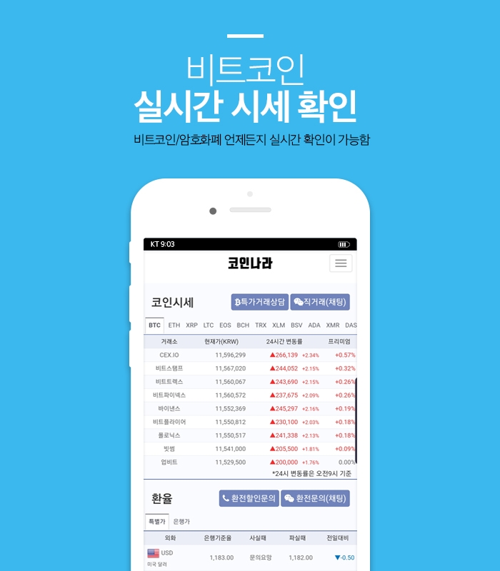 코인나라 가상화폐 시세확인 필수앱 관련 이미지 5