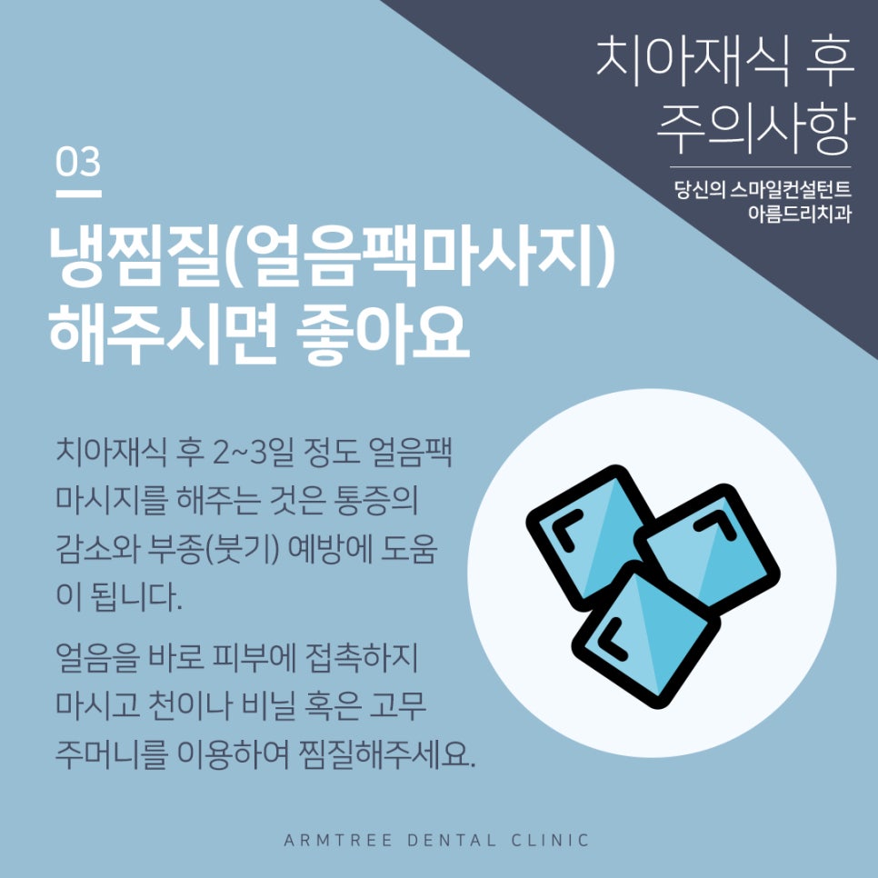 치아재식술 후 주의사항 자연치아살리기 관련 이미지 4