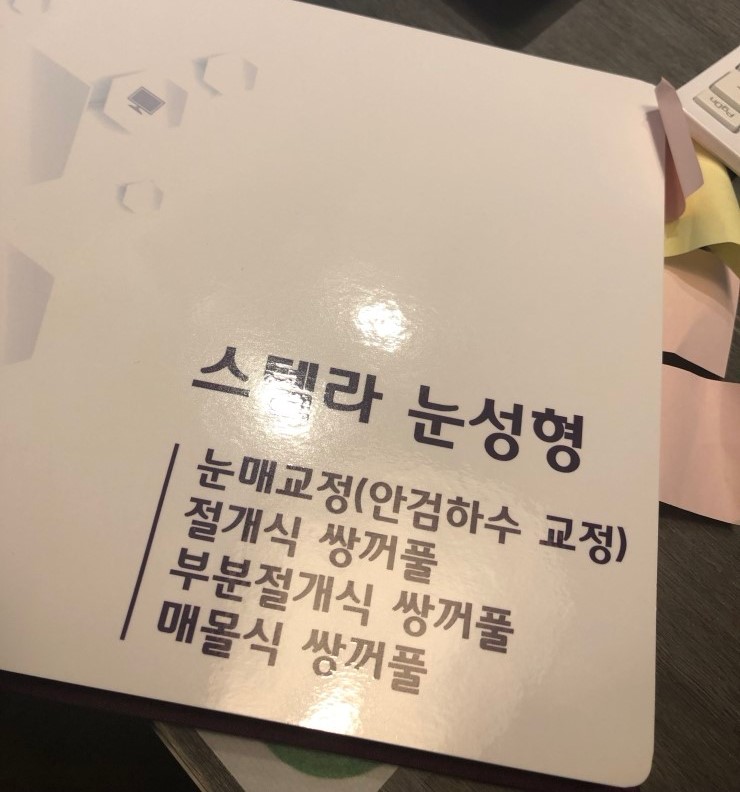 눈성형 책자 제작, 양천구 성형외과 스텔라의원 관련 이미지 2