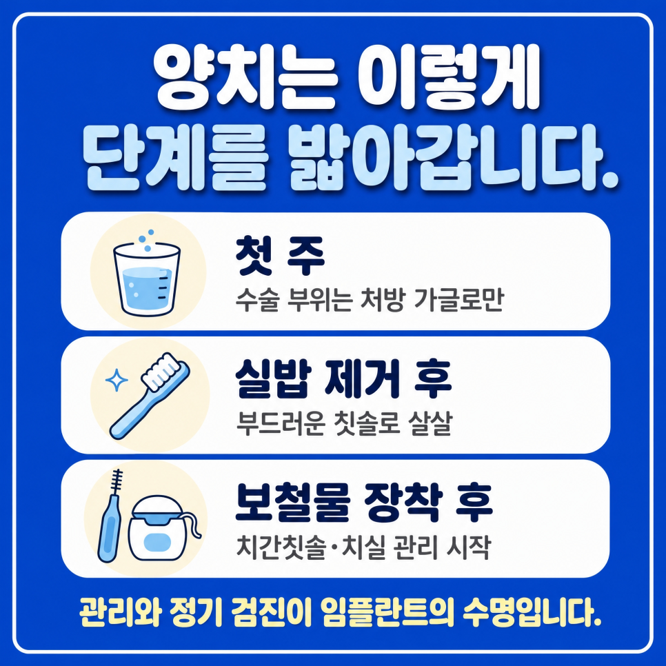 임플란트 후 주의사항 총정리 | 신사역 치과 작성 관련 이미지 7