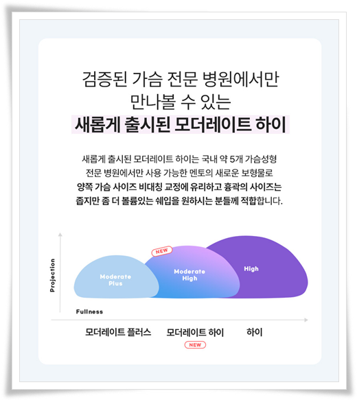 멘토 엑스트라 모티바 차이, 비용, 가슴보형물 종류 고르는법 관련 이미지 28