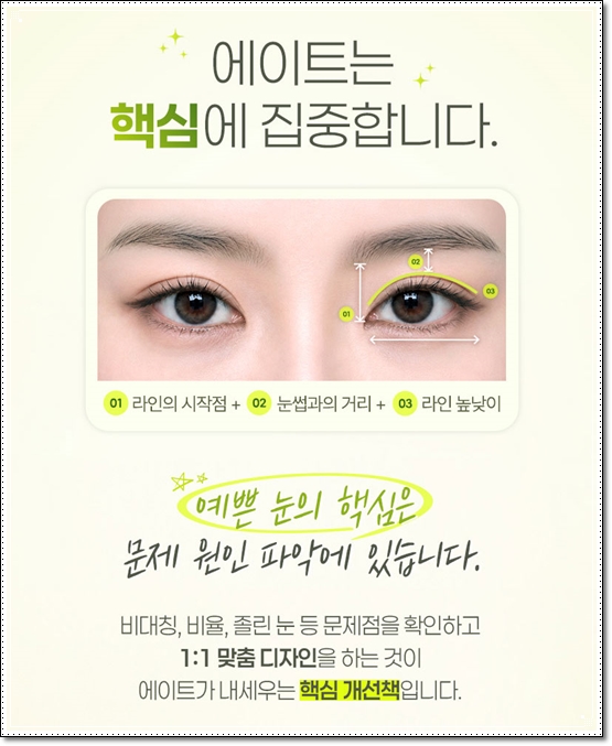 쌍커플스타일, 아웃라인과 세미아웃라인에 대해서 관련 이미지 7