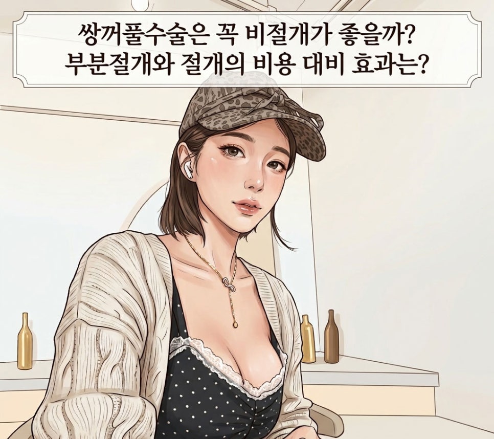 쌍꺼풀수술은 꼭 비절개가 좋을까? 부분절개와 절개의 비용 대비 효과는? 관련 이미지 1