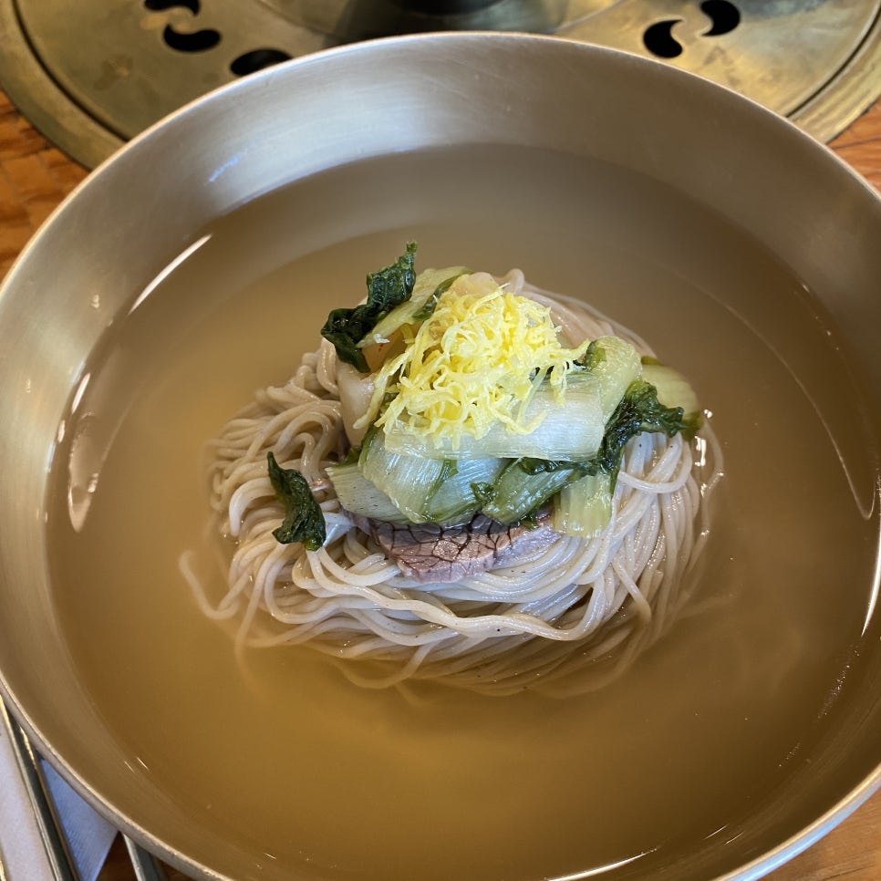 My First Introduction to Pyeongyang Naengmyeon at Bongpiyang Bangi Branch! image 4