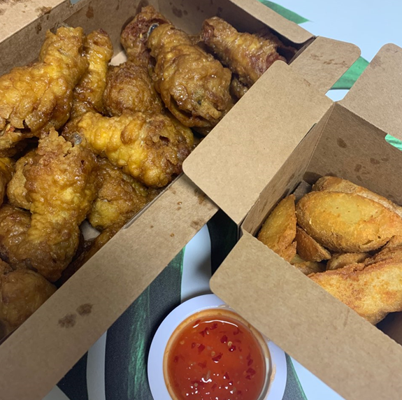 Delivery of Honey Combo and Wedge Potatoes with a Kyochon Chicken Gifticon! image 2