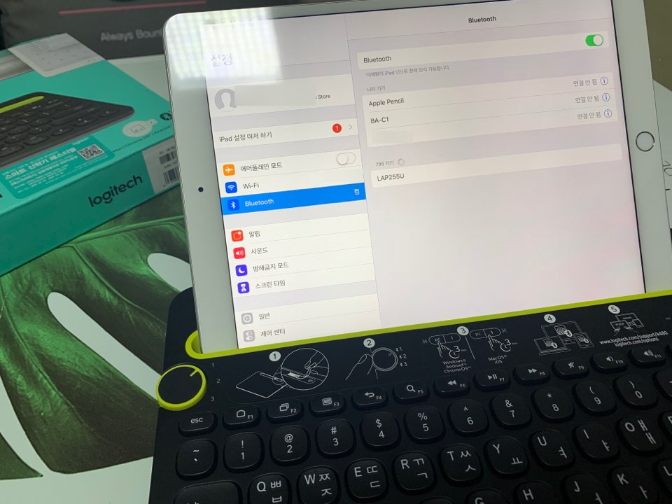 블루투스 키보드 로지텍 k480 멀티페어링 사용후기! 관련 이미지 9