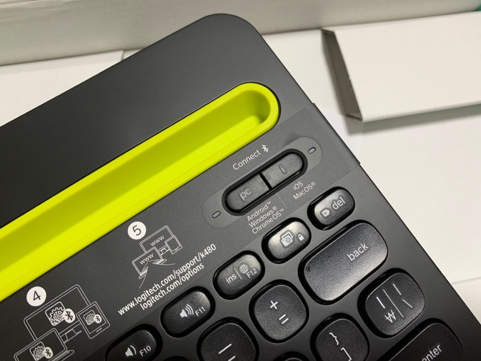 블루투스 키보드 로지텍 k480 멀티페어링 사용후기! 관련 이미지 7