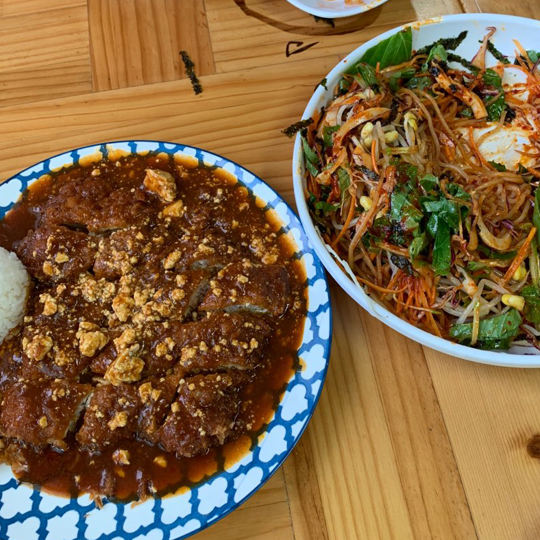 A Review of My Jeju Trip: Seochonje Black Pork Tonkatsu & Spicy Chogyeomyeon with Cuttlefish! image 6