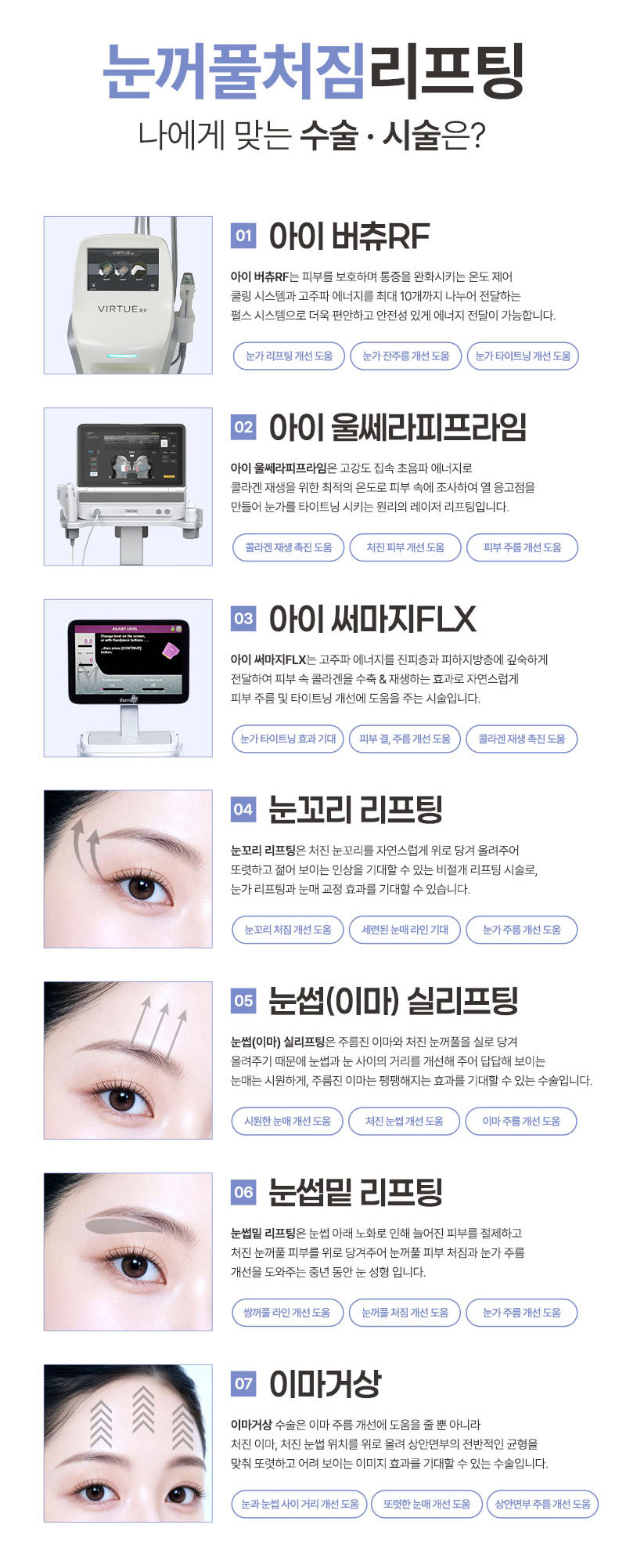 눈꺼풀처짐리프팅 피부 처짐과 주름 개선의 맞춤 리프팅으로 관련 이미지 3
