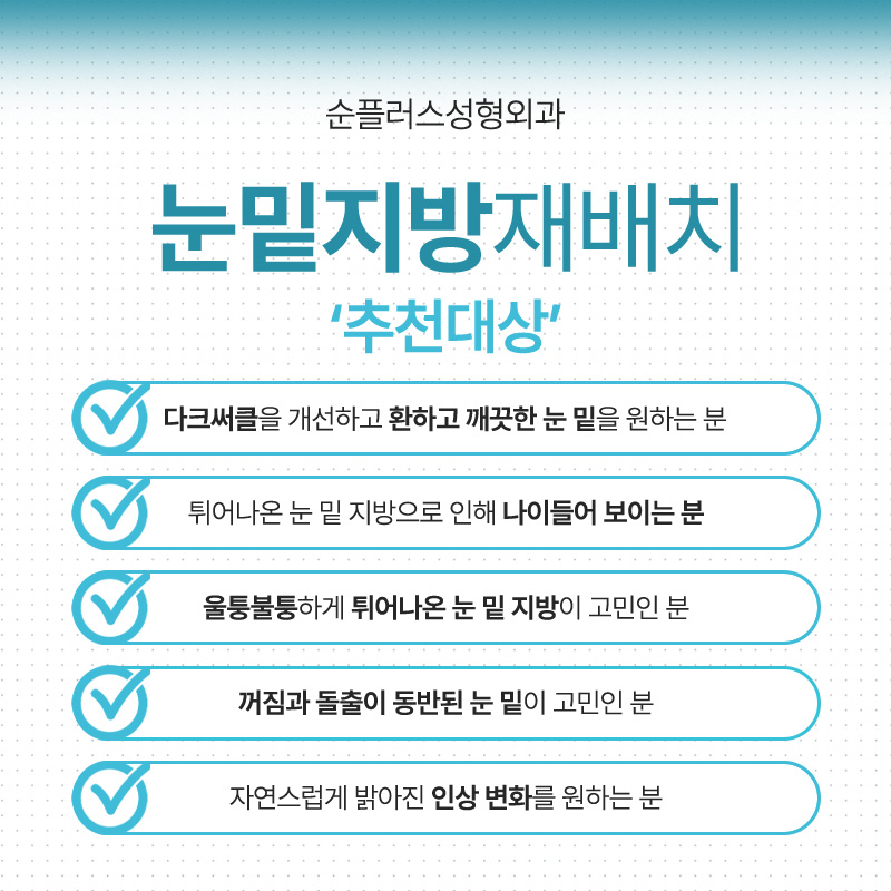 눈밑지방재배치 수술후 차후에도 지방이 돌출되지 않도록 이중고 관련 이미지 4