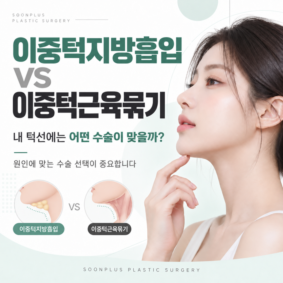 이중턱지방흡입과 이중턱근육묶기, 내 얼굴에 맞는 수술은? 관련 이미지 1