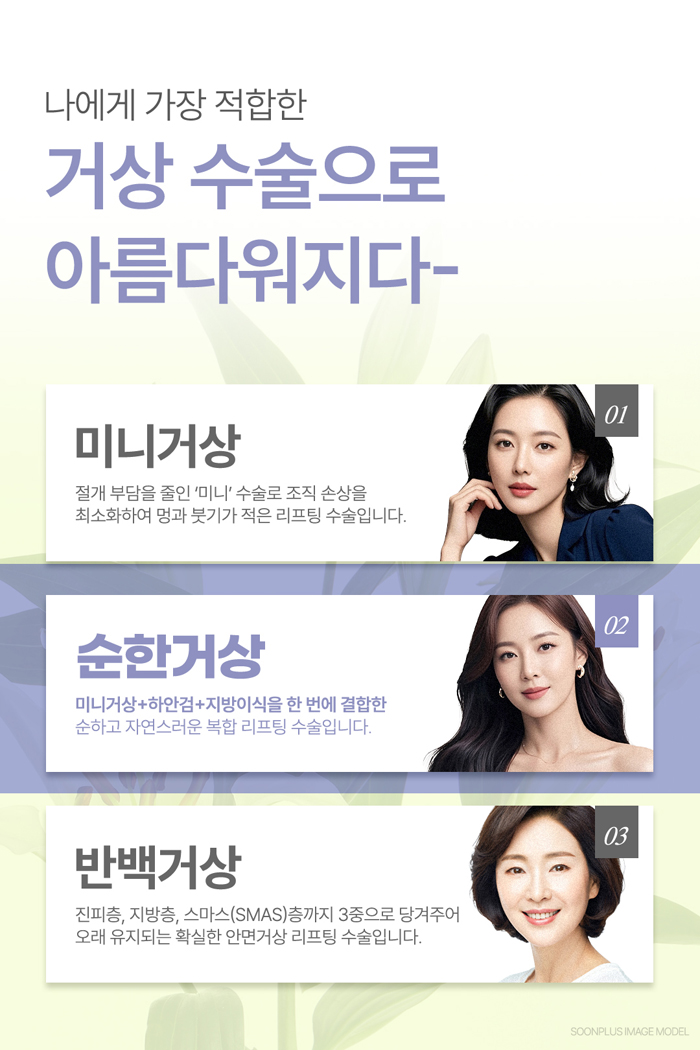 A Gentle and Natural Composite Lifting with Mini Facelift + Lower Blepharoplasty + Fat Grafting [Sunplus Gentle Lifting] image 3